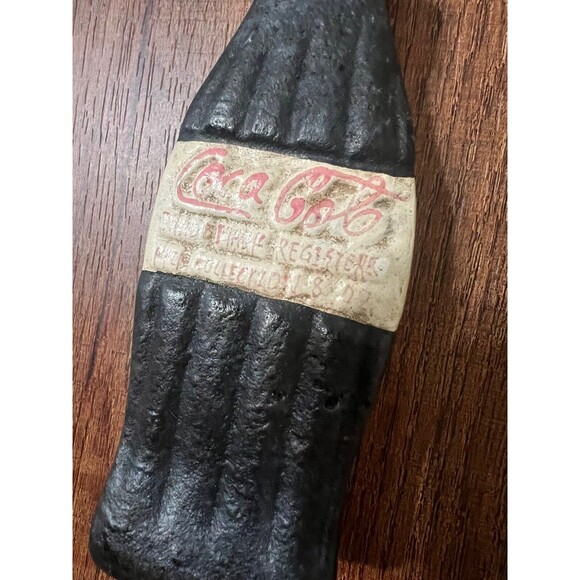 Antique Style Rustic Cast Iron Coca Cola Coke Soda Pop Door Barn Handle Pull - Picture 8 of 10